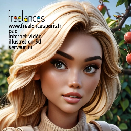 Pao mise en page internet vidéo illustration 3d serveur IA générative AI freelance paris studio de création magazines 5URIWG80